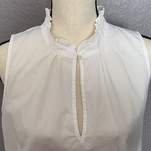J.Crew Sleeveless White Tunic